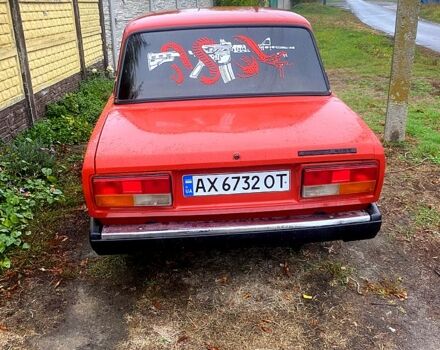 Красный ВАЗ 2107, объемом двигателя 1.5 л и пробегом 148 тыс. км за 900 $, фото 2 на Automoto.ua