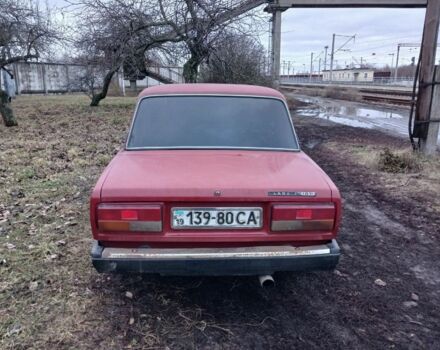 Червоний ВАЗ 2107, об'ємом двигуна 1 л та пробігом 225 тис. км за 594 $, фото 1 на Automoto.ua