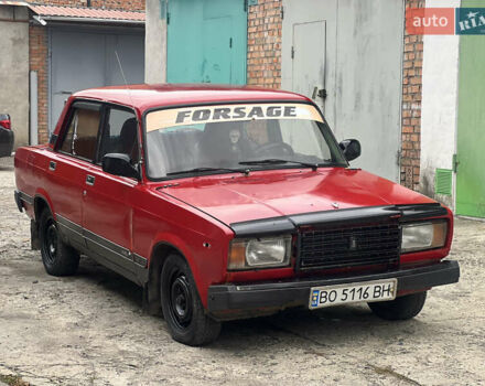 ВАЗ 2107 1988 в Хмельницком на Automoto.ua Красный ВАЗ 2107, объемом двигателя 1.3 л и пробегом 246 тыс. км за 500 $, фото 1 на Automoto.ua