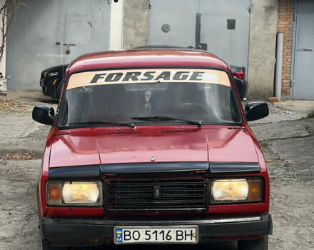 ВАЗ 2107 1988 в Хмельницком на Automoto.ua Красный ВАЗ 2107, объемом двигателя 1.3 л и пробегом 246 тыс. км за 500 $, фото 2 на Automoto.ua