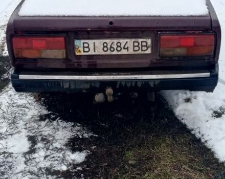 Красный ВАЗ 2107, объемом двигателя 0 л и пробегом 123 тыс. км за 315 $, фото 1 на Automoto.ua