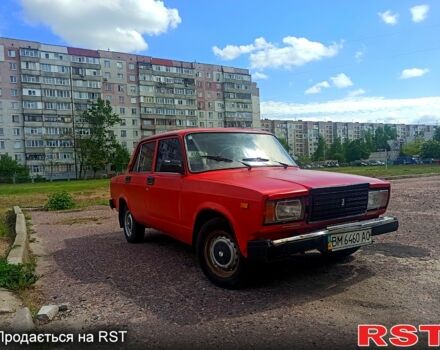 ВАЗ 2107 1988 в Сумах на Automoto.ua Красный ВАЗ 2107, объемом двигателя 1.6 л и пробегом 56 тыс. км за 700 $, фото 2 на Automoto.ua