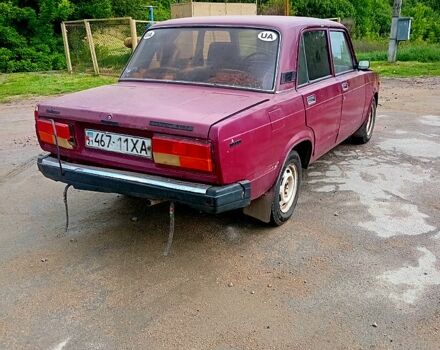 Красный ВАЗ 2107, объемом двигателя 1.6 л и пробегом 88 тыс. км за 500 $, фото 2 на Automoto.ua