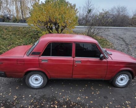 Красный ВАЗ 2107, объемом двигателя 1 л и пробегом 87 тыс. км за 500 $, фото 3 на Automoto.ua