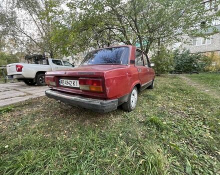 Красный ВАЗ 2107, объемом двигателя 1.5 л и пробегом 400 тыс. км за 600 $, фото 1 на Automoto.ua