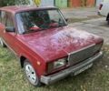 Красный ВАЗ 2107, объемом двигателя 1.5 л и пробегом 400 тыс. км за 600 $, фото 1 на Automoto.ua