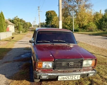ВАЗ 2107 1989 в Сумах на Automoto.ua Красный ВАЗ 2107, объемом двигателя 0 л и пробегом 123 тыс. км за 528 $, фото 1 на Automoto.ua