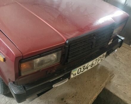 Красный ВАЗ 2107, объемом двигателя 1.5 л и пробегом 356 тыс. км за 750 $, фото 1 на Automoto.ua