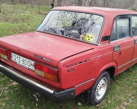 Красный ВАЗ 2107, объемом двигателя 1.3 л и пробегом 98 тыс. км за 593 $, фото 3 на Automoto.ua