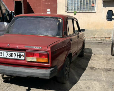 Красный ВАЗ 2107, объемом двигателя 1.5 л и пробегом 55 тыс. км за 700 $, фото 3 на Automoto.ua