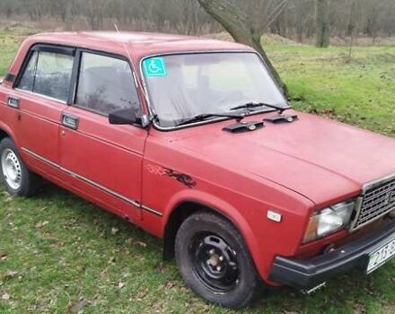 Красный ВАЗ 2107, объемом двигателя 1.3 л и пробегом 98 тыс. км за 593 $, фото 4 на Automoto.ua