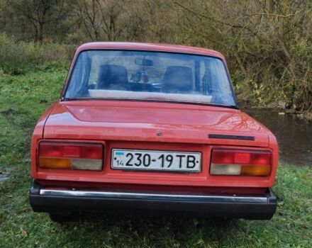 ВАЗ 2107 1989 в Стрые на Automoto.ua Красный ВАЗ 2107, объемом двигателя 0 л и пробегом 40 тыс. км за 480 $, фото 6 на Automoto.ua