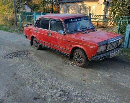 ВАЗ 2107 1990 в Жмеренке на Automoto.ua Красный ВАЗ 2107, объемом двигателя 1.2 л и пробегом 80 тыс. км за 444 $, фото 1 на Automoto.ua
