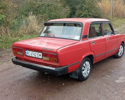 Красный ВАЗ 2107, объемом двигателя 1.5 л и пробегом 330 тыс. км за 764 $, фото 14 на Automoto.ua