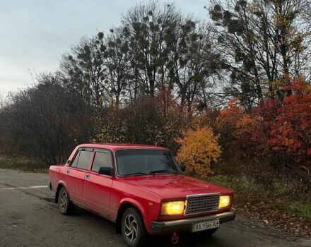 Красный ВАЗ 2107, объемом двигателя 1.6 л и пробегом 70 тыс. км за 1800 $, фото 4 на Automoto.ua