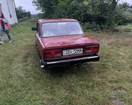 Красный ВАЗ 2107, объемом двигателя 1.3 л и пробегом 1 тыс. км за 436 $, фото 3 на Automoto.ua