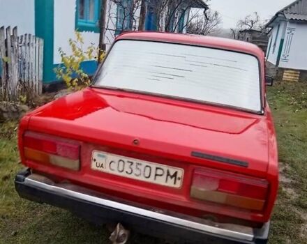 Красный ВАЗ 2107, объемом двигателя 1.5 л и пробегом 421 тыс. км за 550 $, фото 1 на Automoto.ua