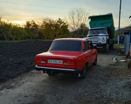 Красный ВАЗ 2107, объемом двигателя 1.6 л и пробегом 70 тыс. км за 1800 $, фото 2 на Automoto.ua