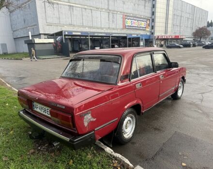 Красный ВАЗ 2107, объемом двигателя 1.5 л и пробегом 200 тыс. км за 593 $, фото 5 на Automoto.ua