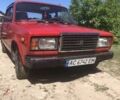 Красный ВАЗ 2107, объемом двигателя 1.5 л и пробегом 90 тыс. км за 841 $, фото 1 на Automoto.ua