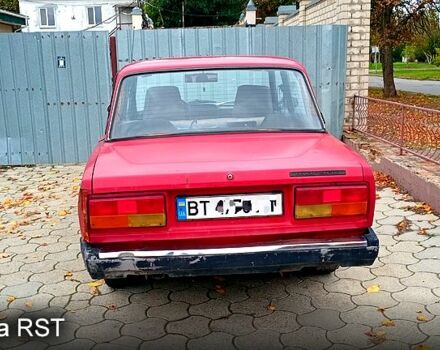 Червоний ВАЗ 2107, об'ємом двигуна 1.5 л та пробігом 104 тис. км за 520 $, фото 2 на Automoto.ua