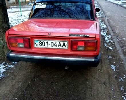 Красный ВАЗ 2107, объемом двигателя 15 л и пробегом 10 тыс. км за 850 $, фото 2 на Automoto.ua