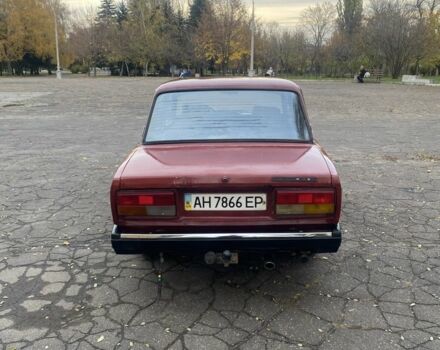 ВАЗ 2107 1990 в Краматорске на Automoto.ua Красный ВАЗ 2107, объемом двигателя 1.6 л и пробегом 180 тыс. км за 833 $, фото 7 на Automoto.ua