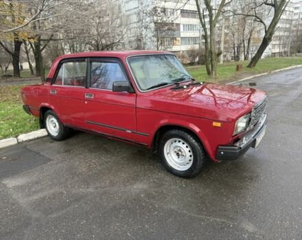 Красный ВАЗ 2107, объемом двигателя 1.5 л и пробегом 200 тыс. км за 593 $, фото 6 на Automoto.ua