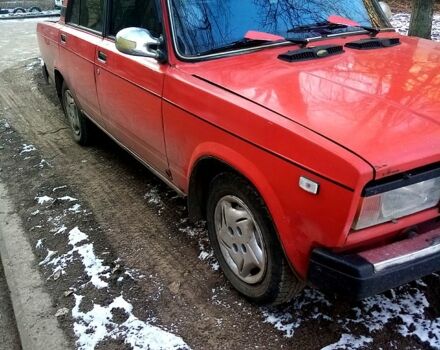 Красный ВАЗ 2107, объемом двигателя 15 л и пробегом 10 тыс. км за 850 $, фото 1 на Automoto.ua