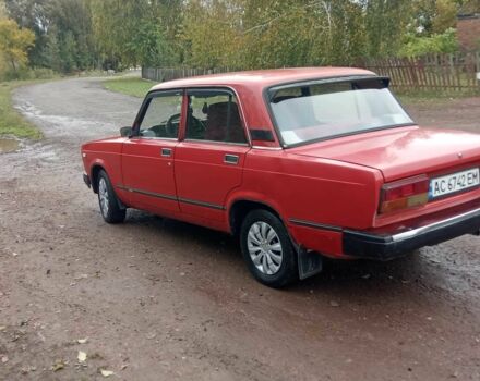 Красный ВАЗ 2107, объемом двигателя 1.5 л и пробегом 330 тыс. км за 764 $, фото 13 на Automoto.ua