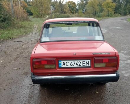 Красный ВАЗ 2107, объемом двигателя 1.5 л и пробегом 330 тыс. км за 764 $, фото 15 на Automoto.ua