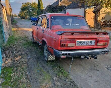 ВАЗ 2107 1990 в Жмеренке на Automoto.ua Красный ВАЗ 2107, объемом двигателя 1.2 л и пробегом 80 тыс. км за 444 $, фото 3 на Automoto.ua