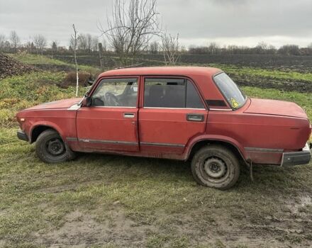 Красный ВАЗ 2107, объемом двигателя 1.5 л и пробегом 666 тыс. км за 714 $, фото 2 на Automoto.ua
