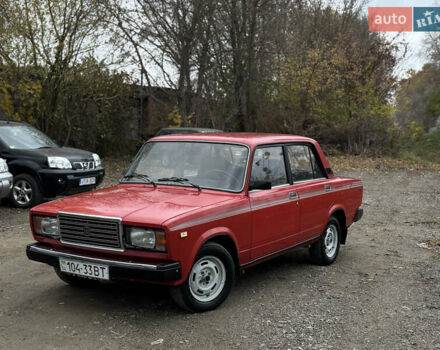 ВАЗ 2107 1991 в Виннице на Automoto.ua Красный ВАЗ 2107, объемом двигателя 1.3 л и пробегом 124 тыс. км за 1750 $, фото 1 на Automoto.ua