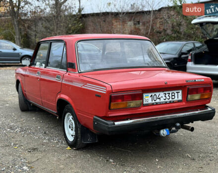 ВАЗ 2107 1991 в Виннице на Automoto.ua Красный ВАЗ 2107, объемом двигателя 1.3 л и пробегом 124 тыс. км за 1750 $, фото 4 на Automoto.ua