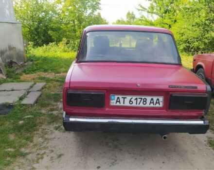 Красный ВАЗ 2107, объемом двигателя 1.6 л и пробегом 1 тыс. км за 600 $, фото 2 на Automoto.ua