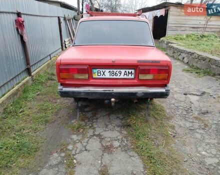 Красный ВАЗ 2107, объемом двигателя 1.5 л и пробегом 125 тыс. км за 1300 $, фото 14 на Automoto.ua