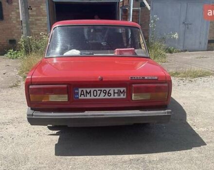 Красный ВАЗ 2107, объемом двигателя 1.5 л и пробегом 67 тыс. км за 1525 $, фото 2 на Automoto.ua