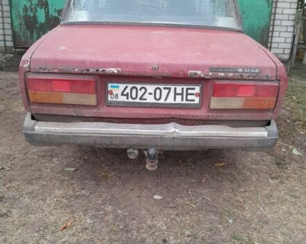 Красный ВАЗ 2107, объемом двигателя 1.6 л и пробегом 185 тыс. км за 292 $, фото 2 на Automoto.ua