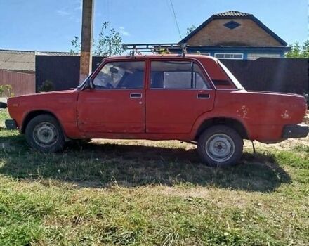 Красный ВАЗ 2107, объемом двигателя 1.5 л и пробегом 80 тыс. км за 382 $, фото 1 на Automoto.ua