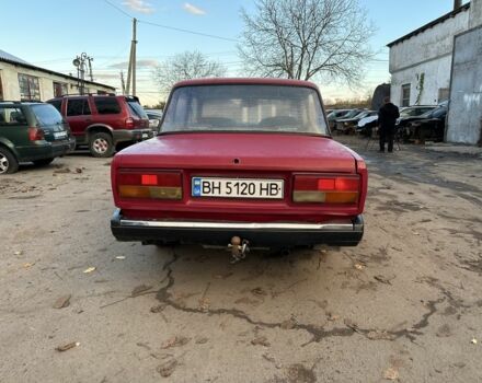 ВАЗ 2107 1991 в Балте на Automoto.ua Красный ВАЗ 2107, объемом двигателя 1.5 л и пробегом 300 тыс. км за 800 $, фото 3 на Automoto.ua