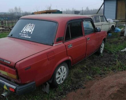 Красный ВАЗ 2107, объемом двигателя 1.5 л и пробегом 2 тыс. км за 720 $, фото 1 на Automoto.ua