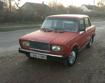 Красный ВАЗ 2107, объемом двигателя 1.3 л и пробегом 330 тыс. км за 375 $, фото 10 на Automoto.ua