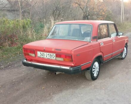 Красный ВАЗ 2107, объемом двигателя 1.3 л и пробегом 330 тыс. км за 375 $, фото 13 на Automoto.ua