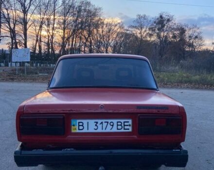 Красный ВАЗ 2107, объемом двигателя 1.3 л и пробегом 100 тыс. км за 358 $, фото 5 на Automoto.ua