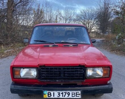 Красный ВАЗ 2107, объемом двигателя 1.3 л и пробегом 100 тыс. км за 358 $, фото 4 на Automoto.ua