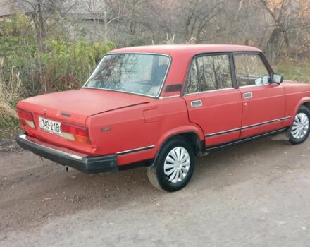 Красный ВАЗ 2107, объемом двигателя 1.3 л и пробегом 330 тыс. км за 375 $, фото 14 на Automoto.ua