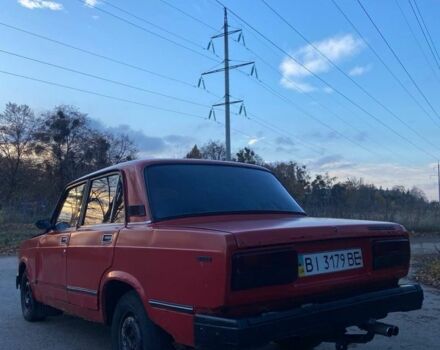 Красный ВАЗ 2107, объемом двигателя 1.3 л и пробегом 100 тыс. км за 358 $, фото 2 на Automoto.ua