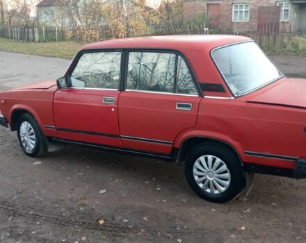 Красный ВАЗ 2107, объемом двигателя 1.3 л и пробегом 330 тыс. км за 375 $, фото 8 на Automoto.ua