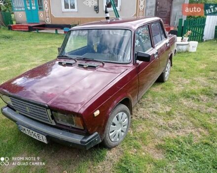 Червоний ВАЗ 2107, об'ємом двигуна 1.5 л та пробігом 200 тис. км за 597 $, фото 1 на Automoto.ua